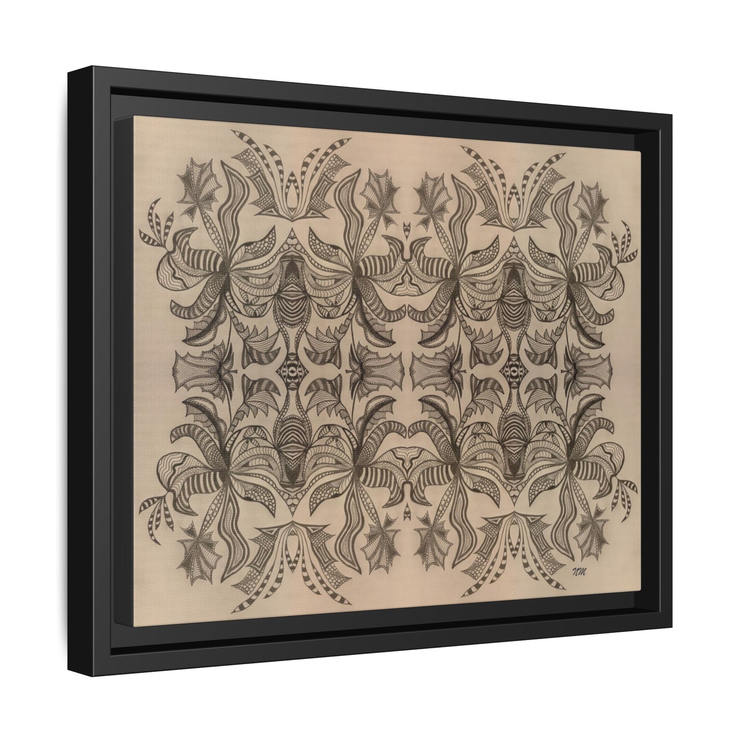 Matte Canvas, Framed (Multi-color)