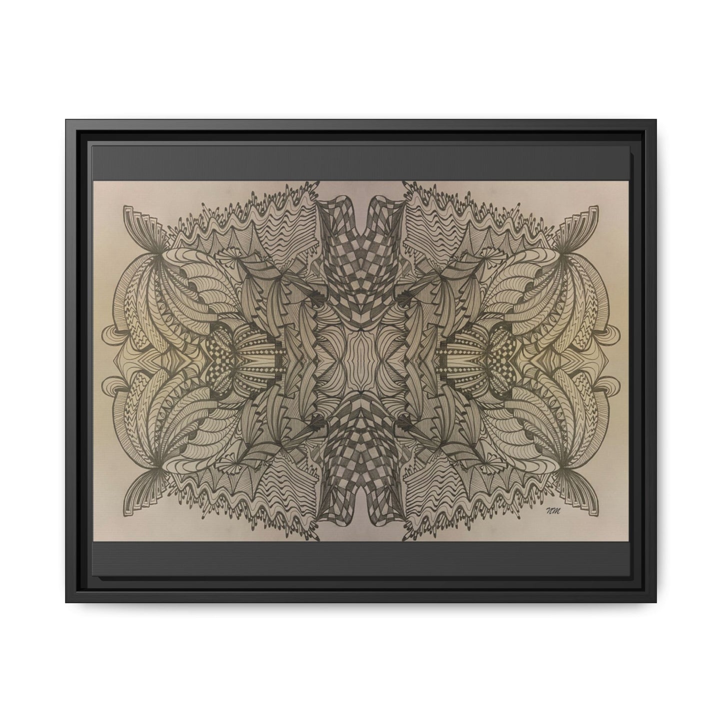 Matte Canvas, Framed (Multi-color)