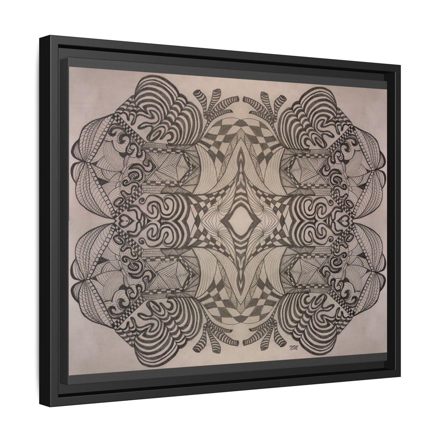 Matte Canvas, Framed (Multi-color)