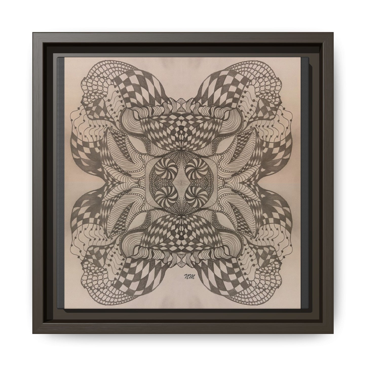 Matte Canvas, Framed (Multi-color)