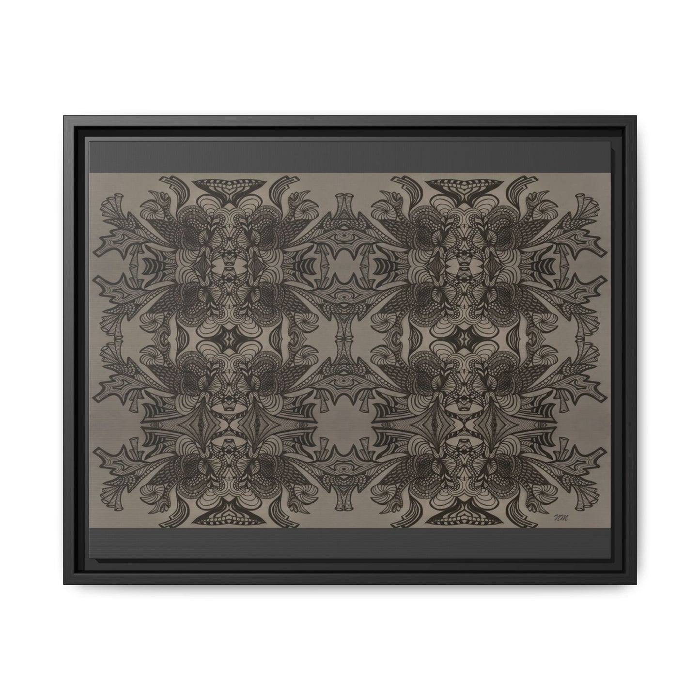 Matte Canvas, Framed (Multi-color)