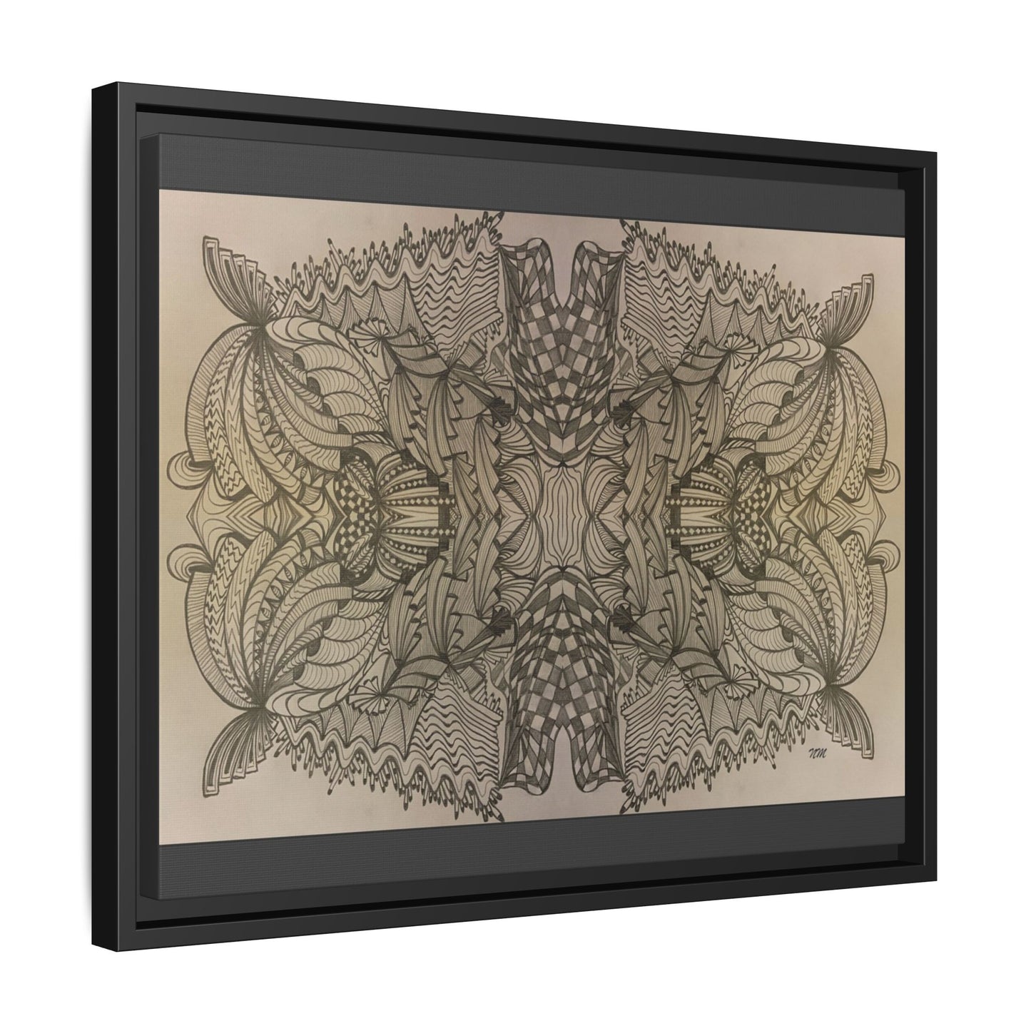 Matte Canvas, Framed (Multi-color)