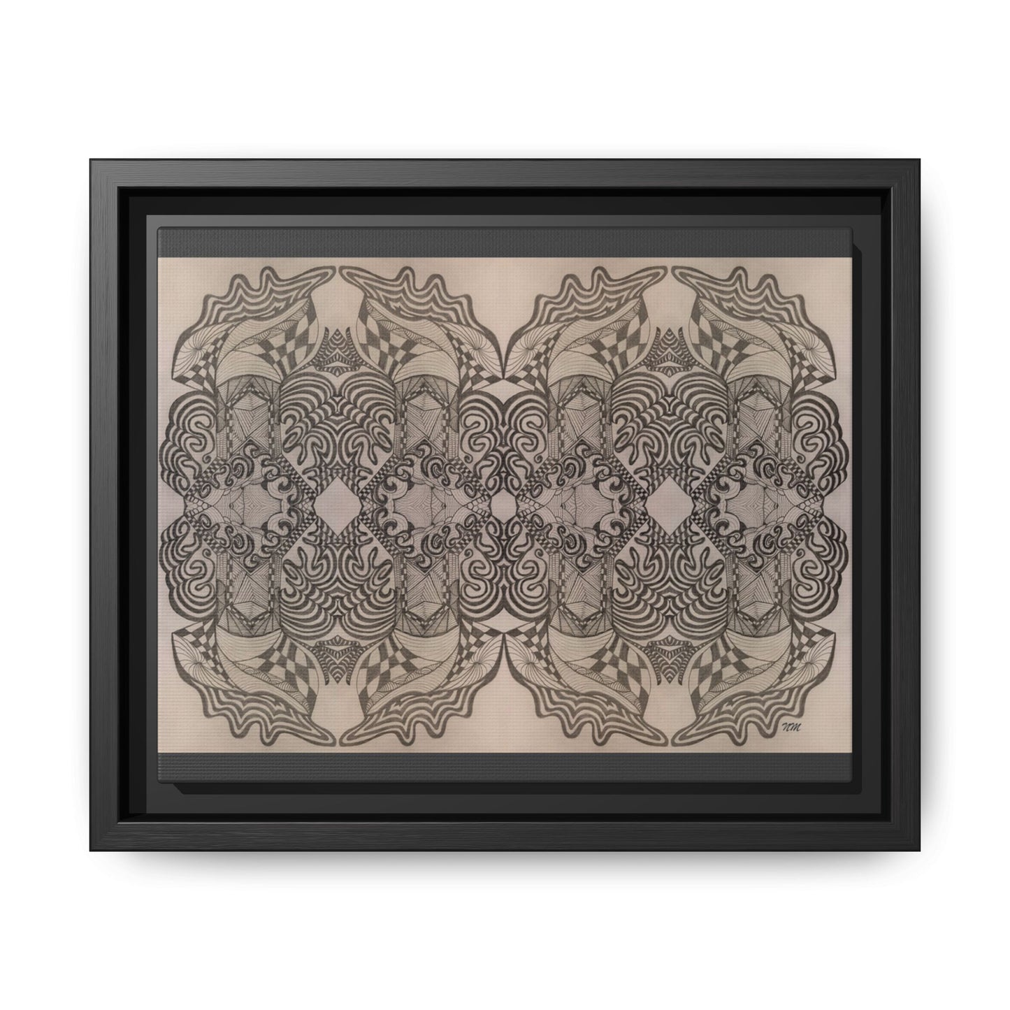 Matte Canvas, Framed (Multi-color)