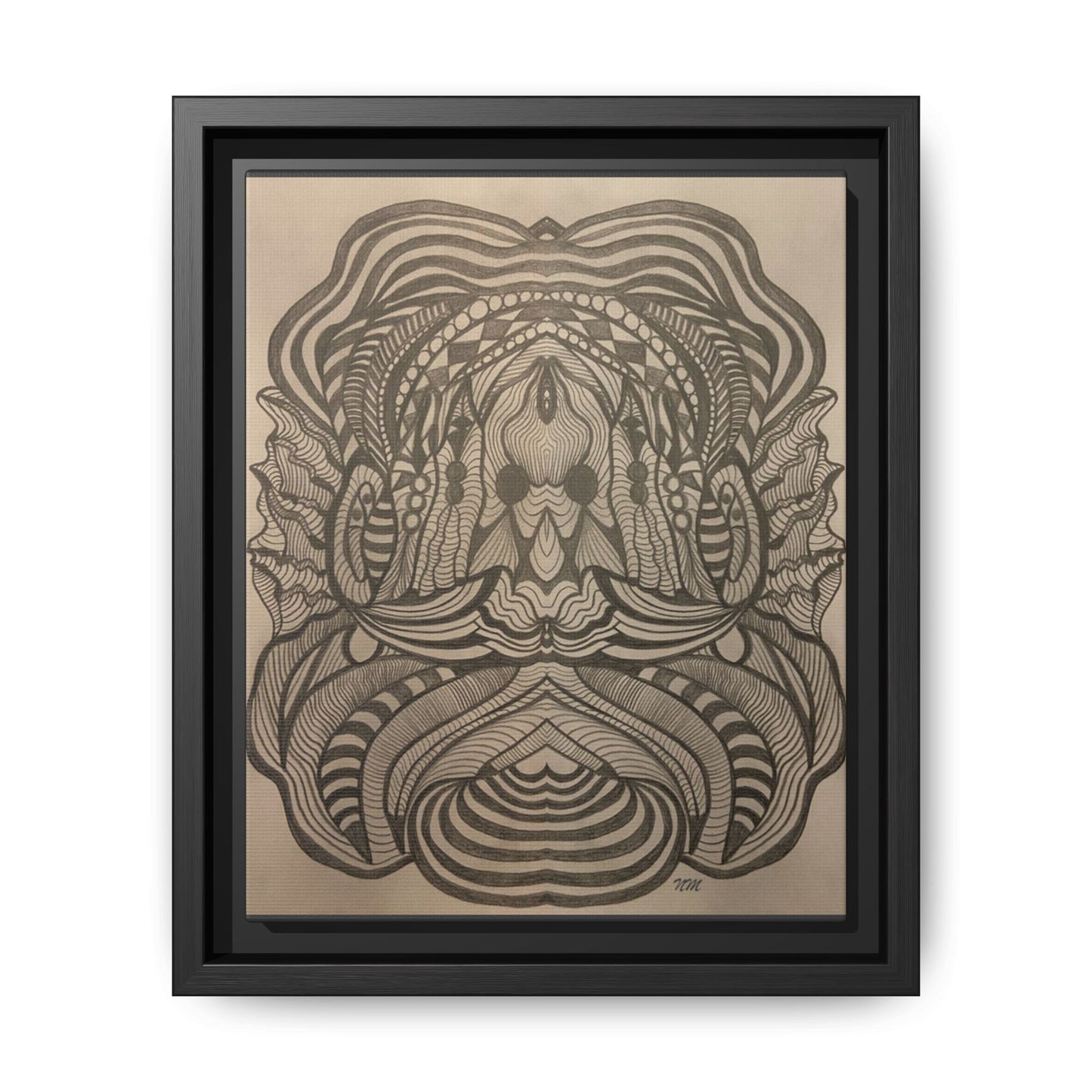 Matte Canvas, Framed (Multi-color)