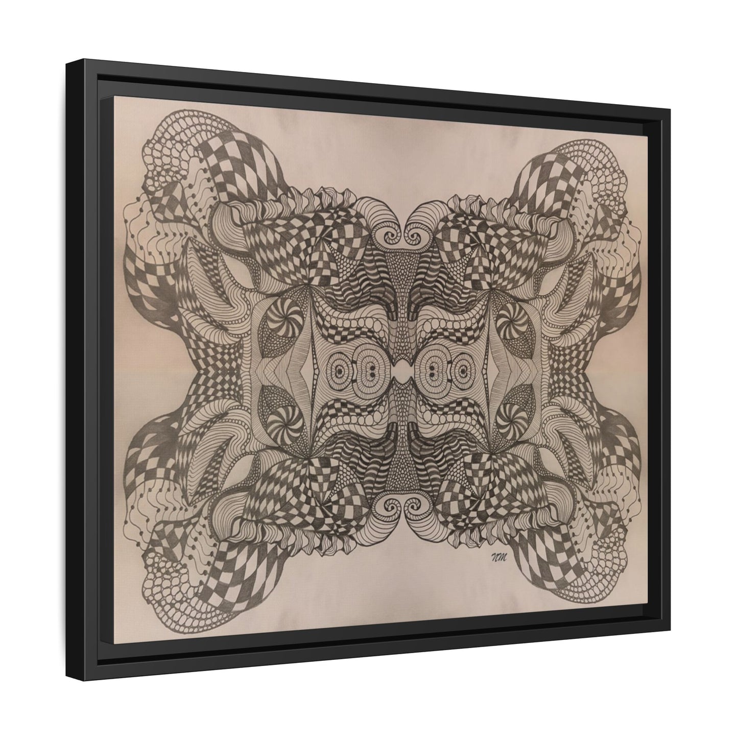 Matte Canvas, Framed (Multi-color)