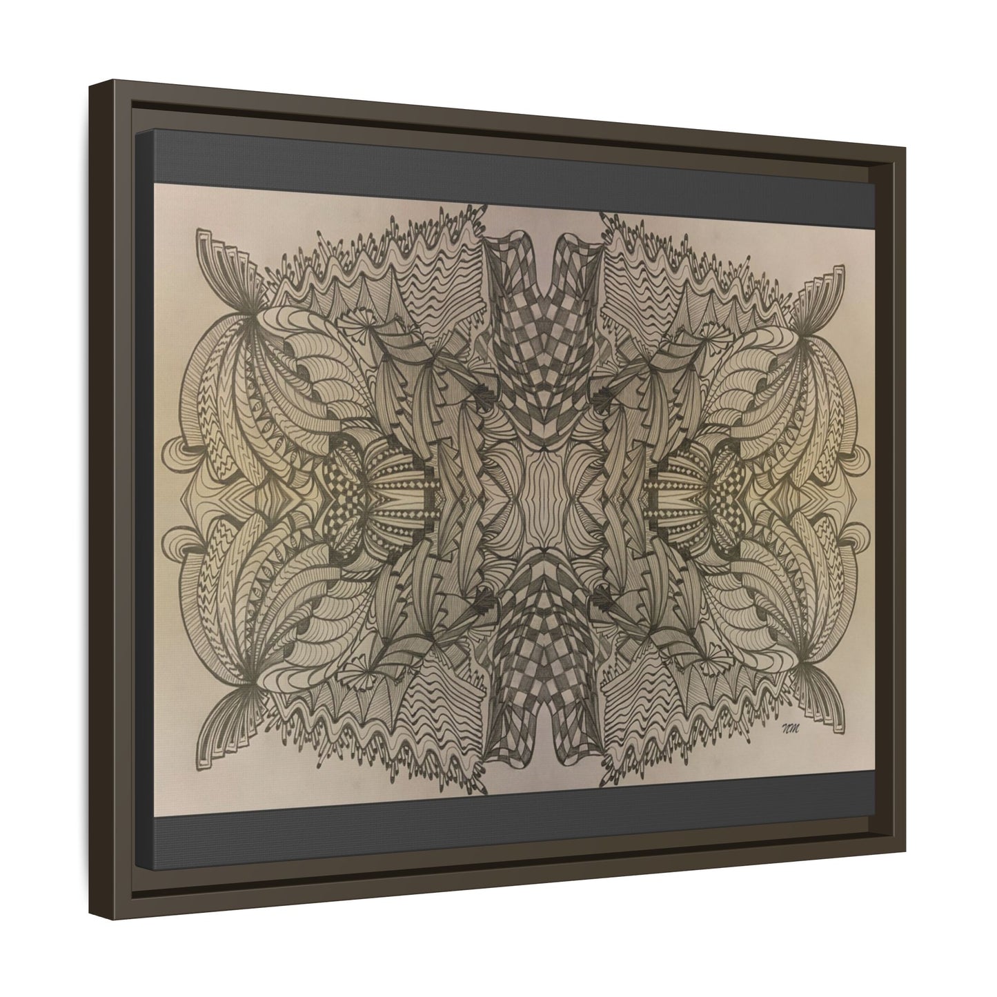 Matte Canvas, Framed (Multi-color)