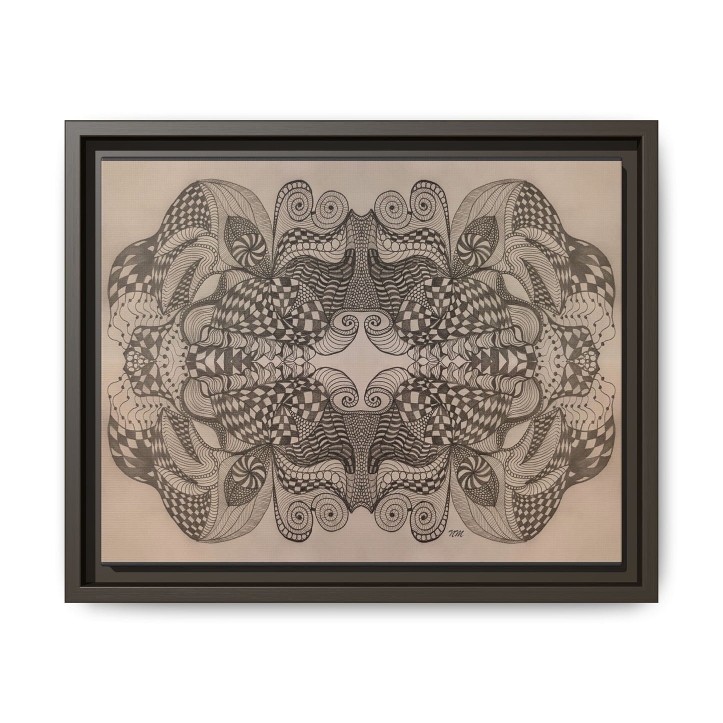 Matte Canvas, Framed (Multi-color)