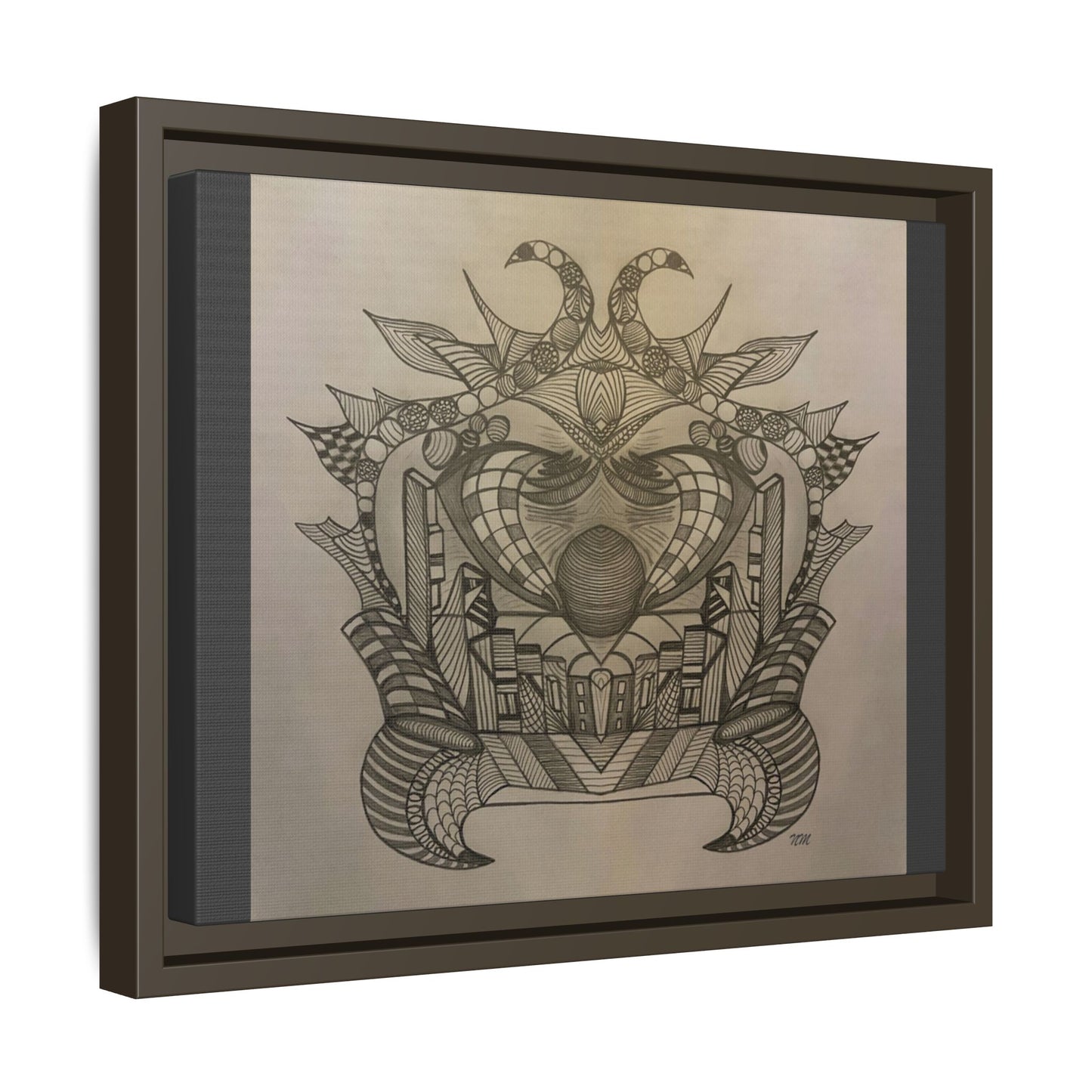 Matte Canvas, Framed (Multi-color)