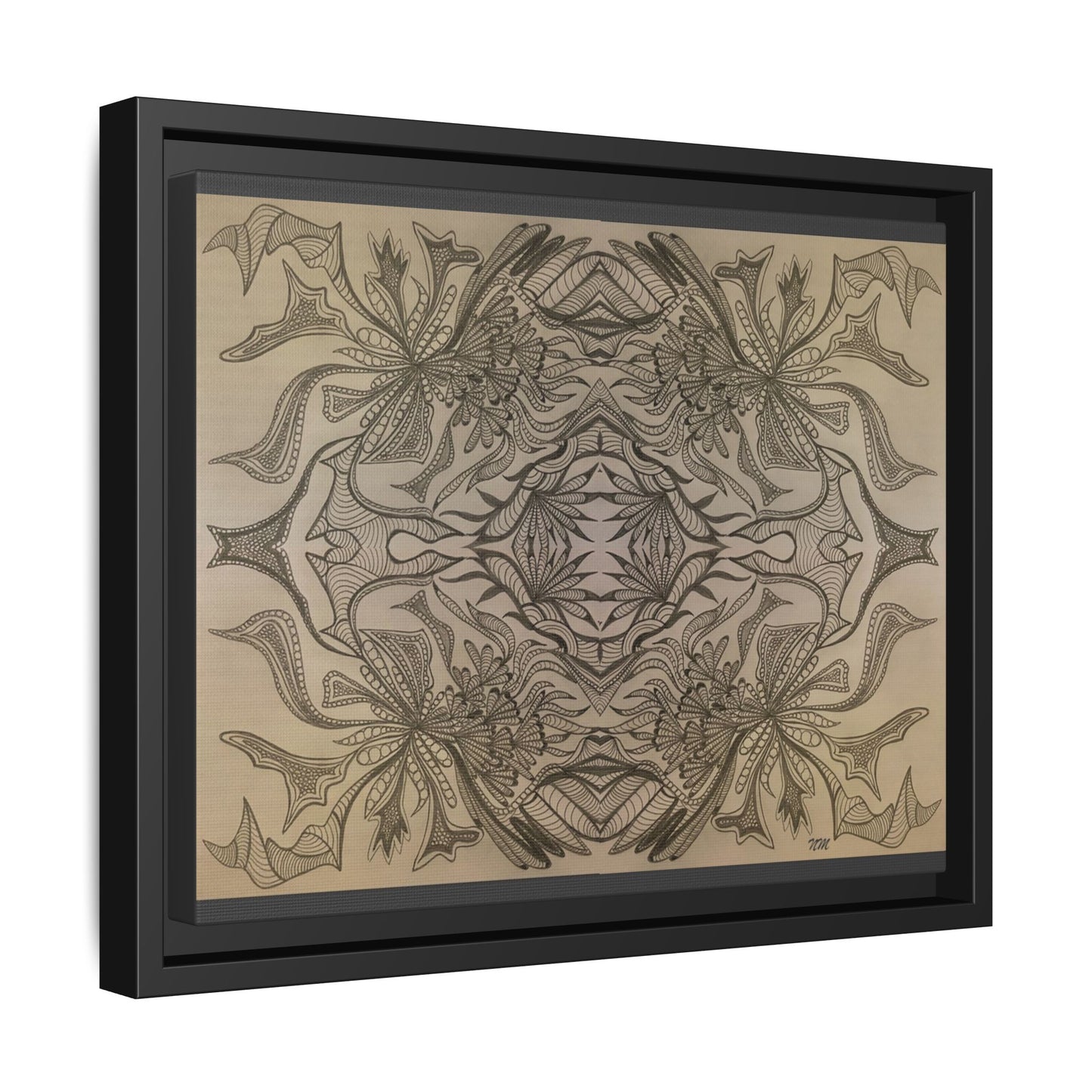Matte Canvas, Framed (Multi-color)