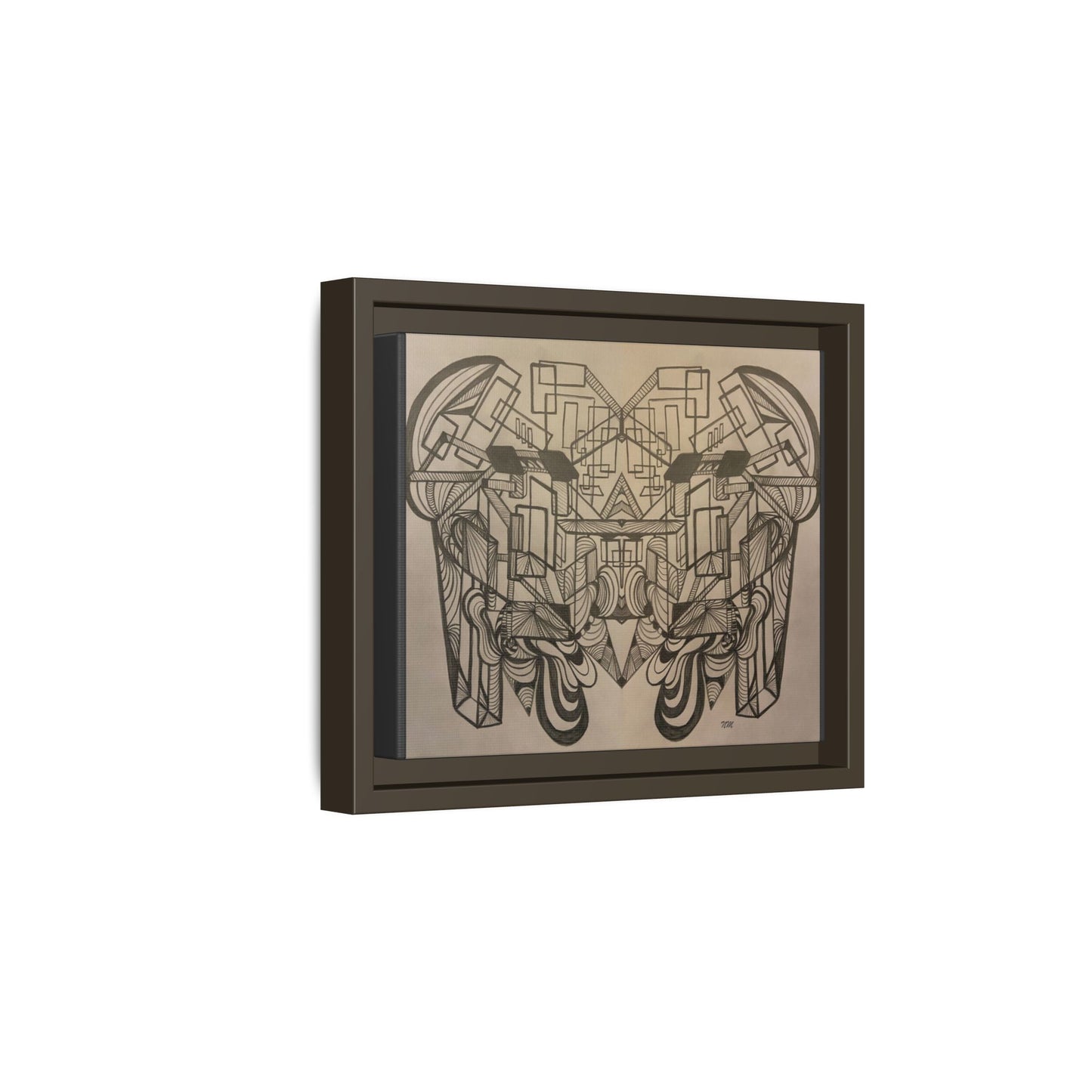 Matte Canvas, Framed (Multi-color)