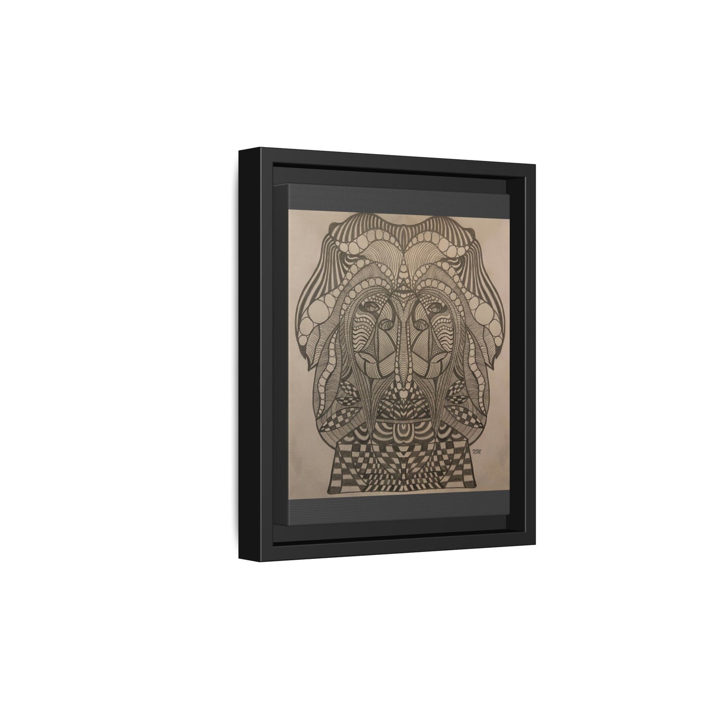 Matte Canvas, Framed (Multi-color)