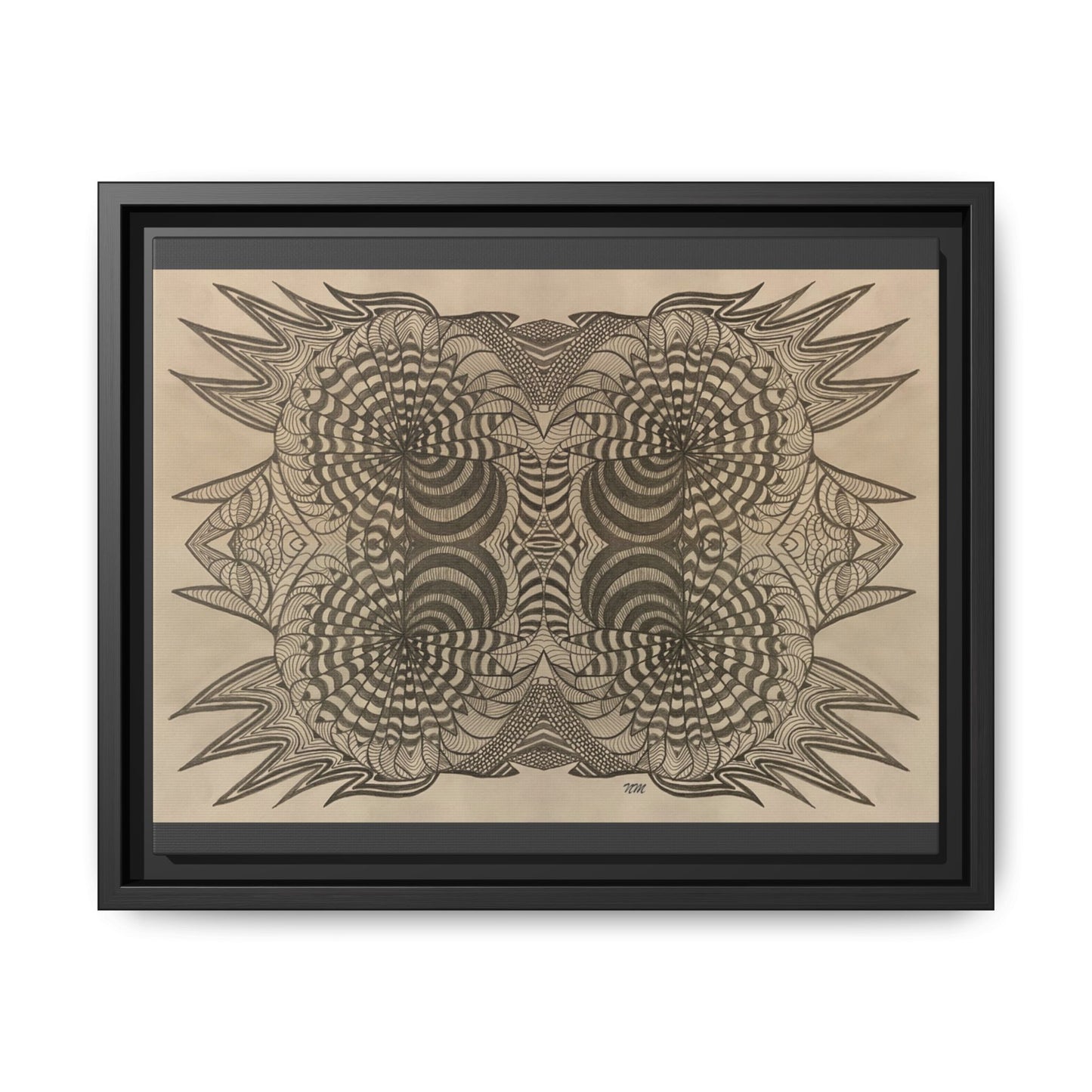 Matte Canvas, Framed (Multi-color)