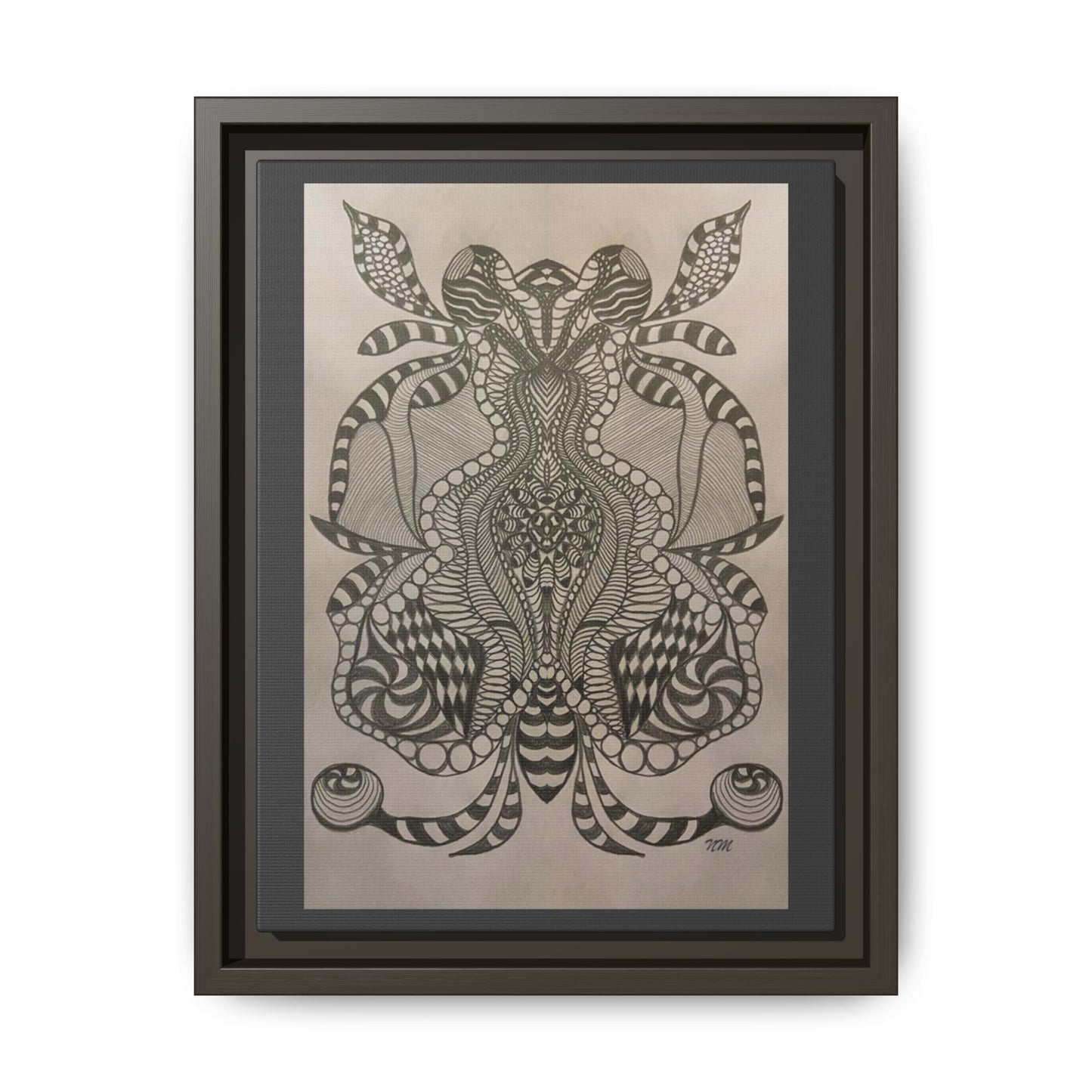 Matte Canvas, Framed (Multi-color)