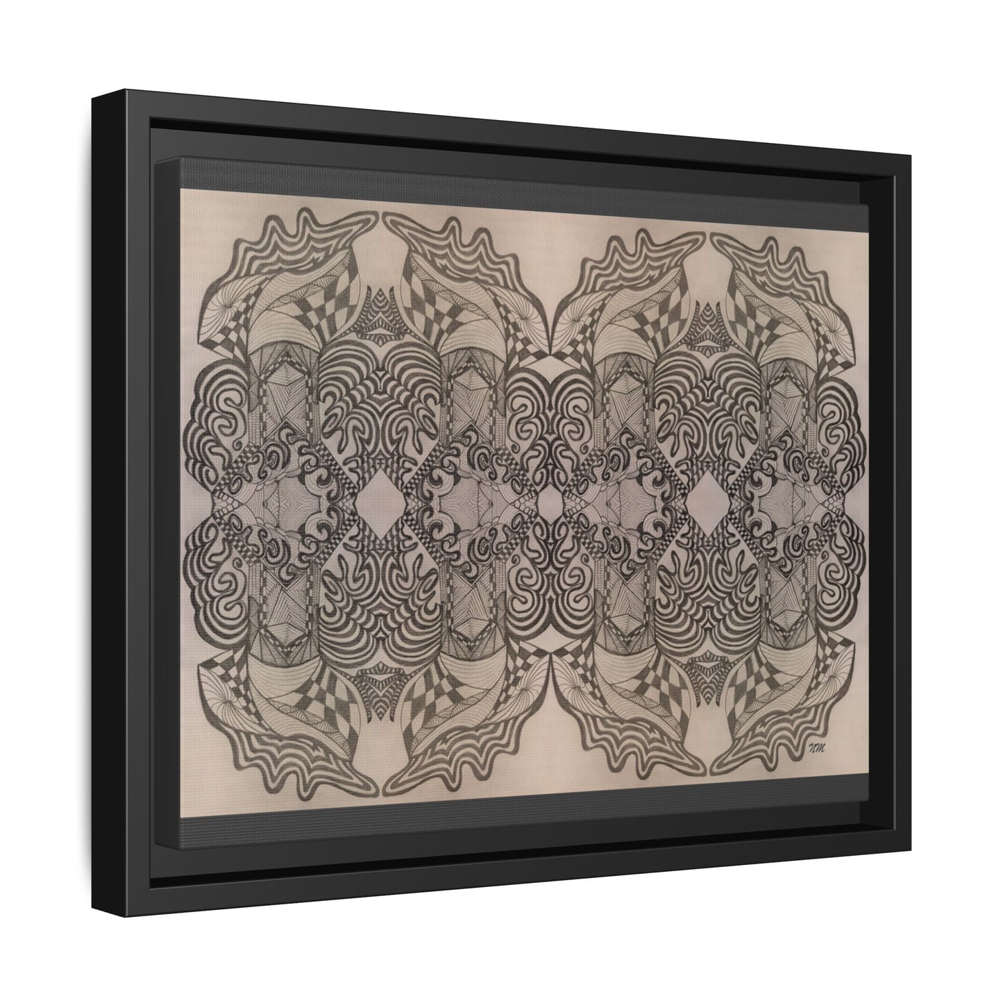 Matte Canvas, Framed (Multi-color)