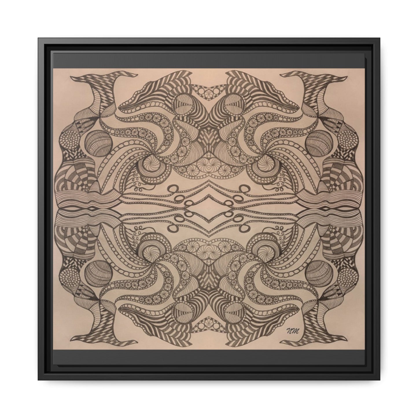 Matte Canvas, Framed (Multi-color)