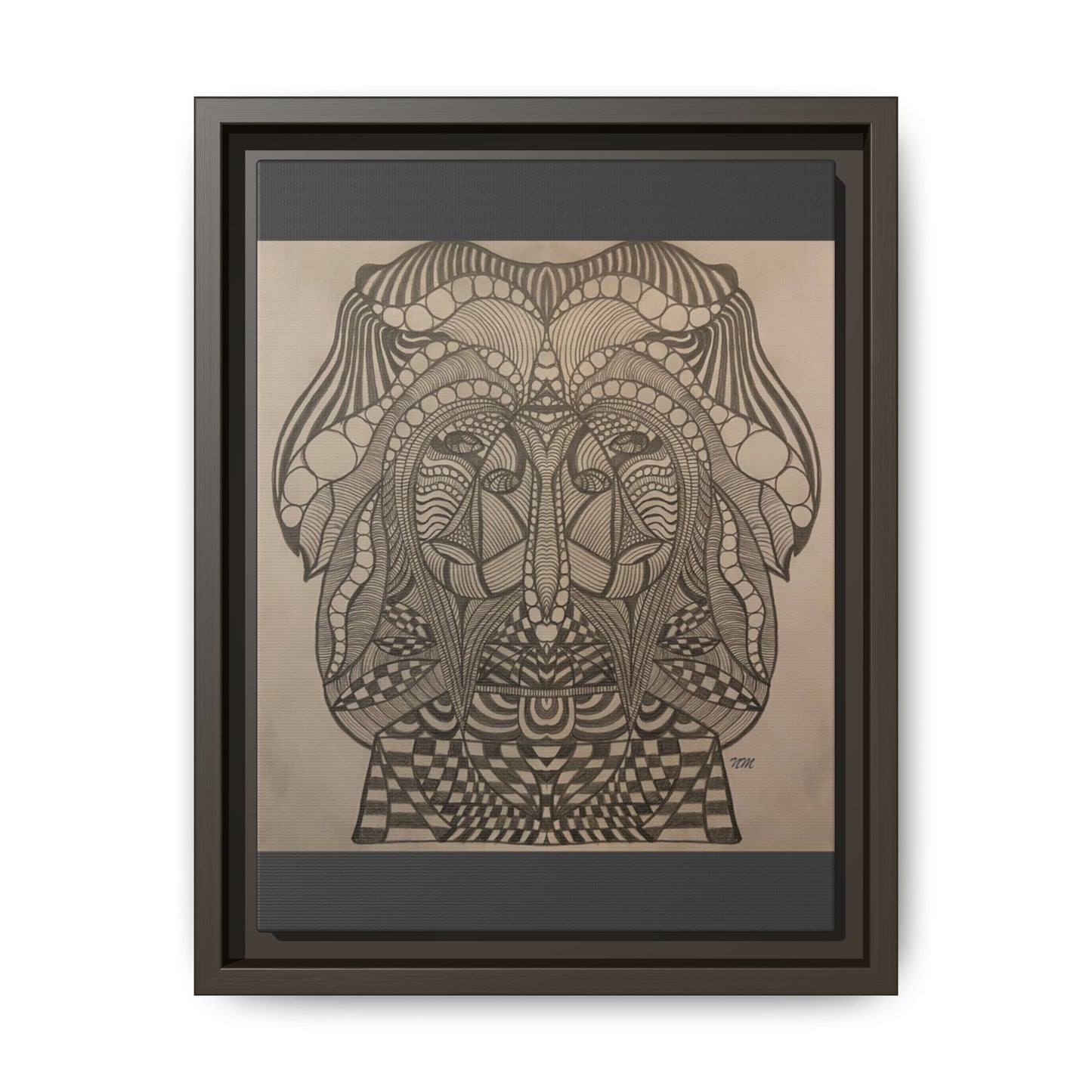 Matte Canvas, Framed (Multi-color)