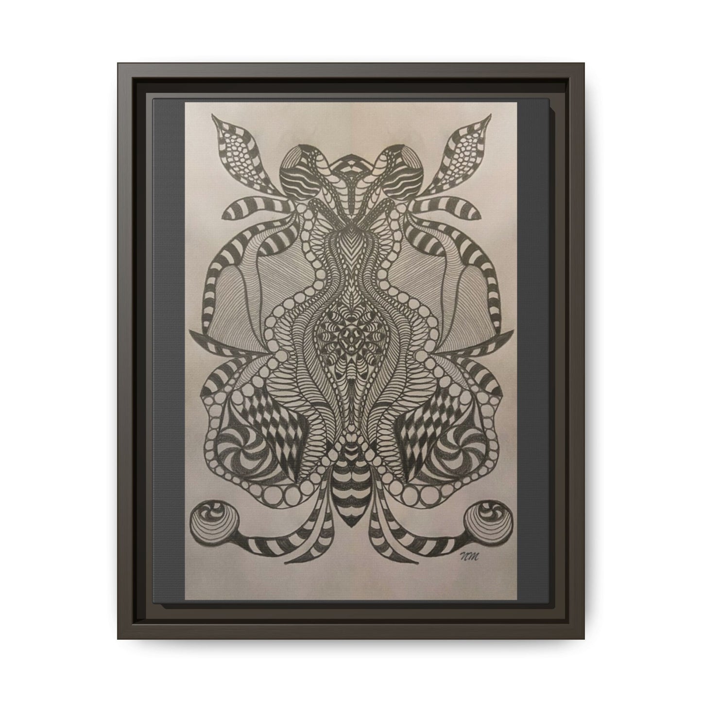 Matte Canvas, Framed (Multi-color)