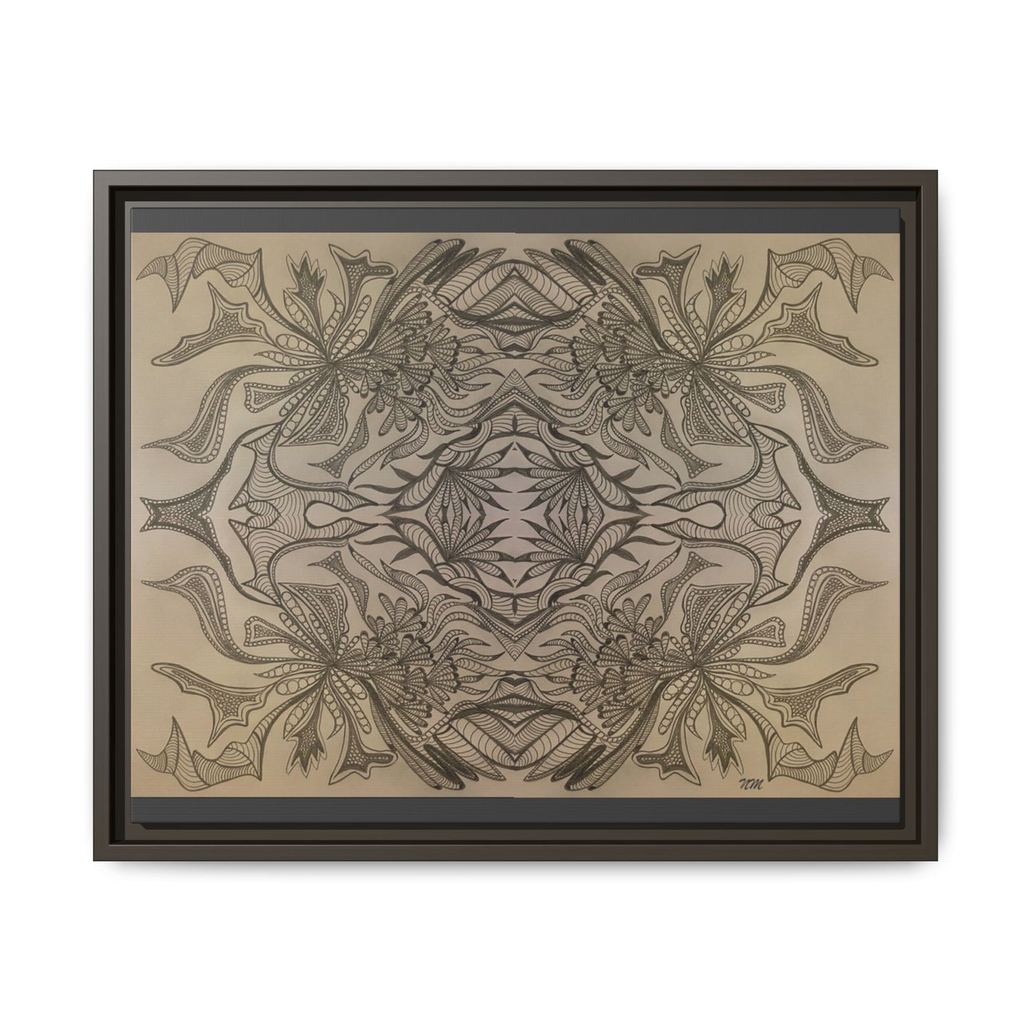 Matte Canvas, Framed (Multi-color)
