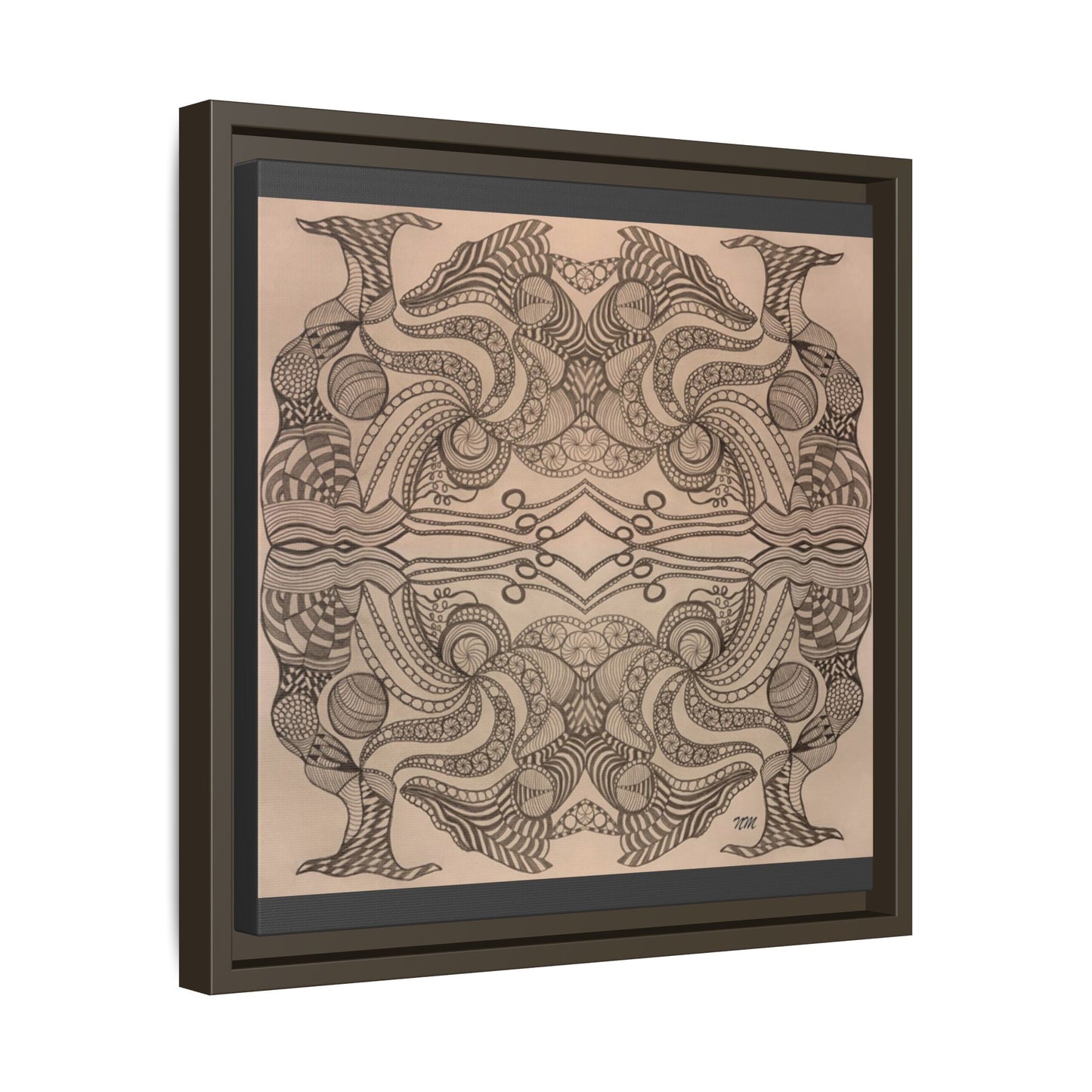 Matte Canvas, Framed (Multi-color)