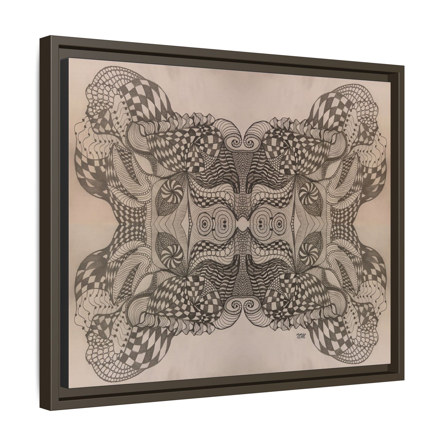 Matte Canvas, Framed (Multi-color)