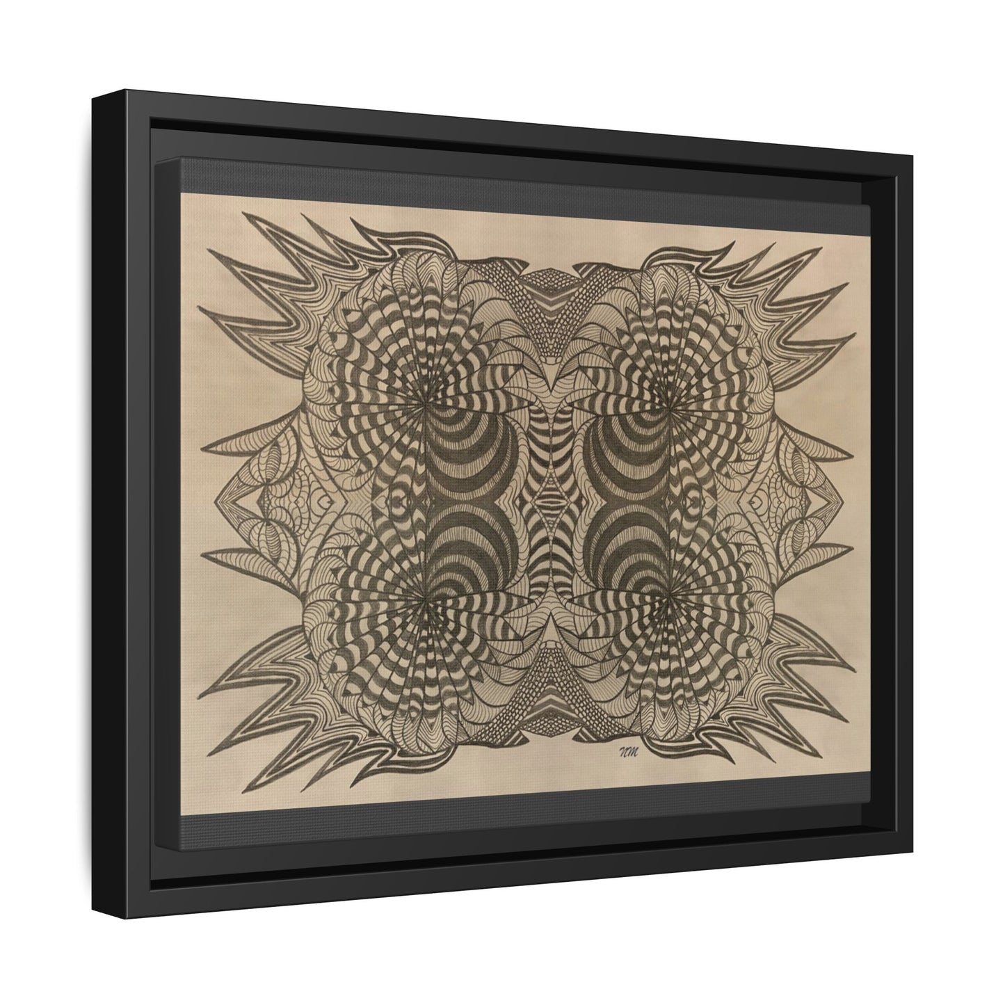 Matte Canvas, Framed (Multi-color)