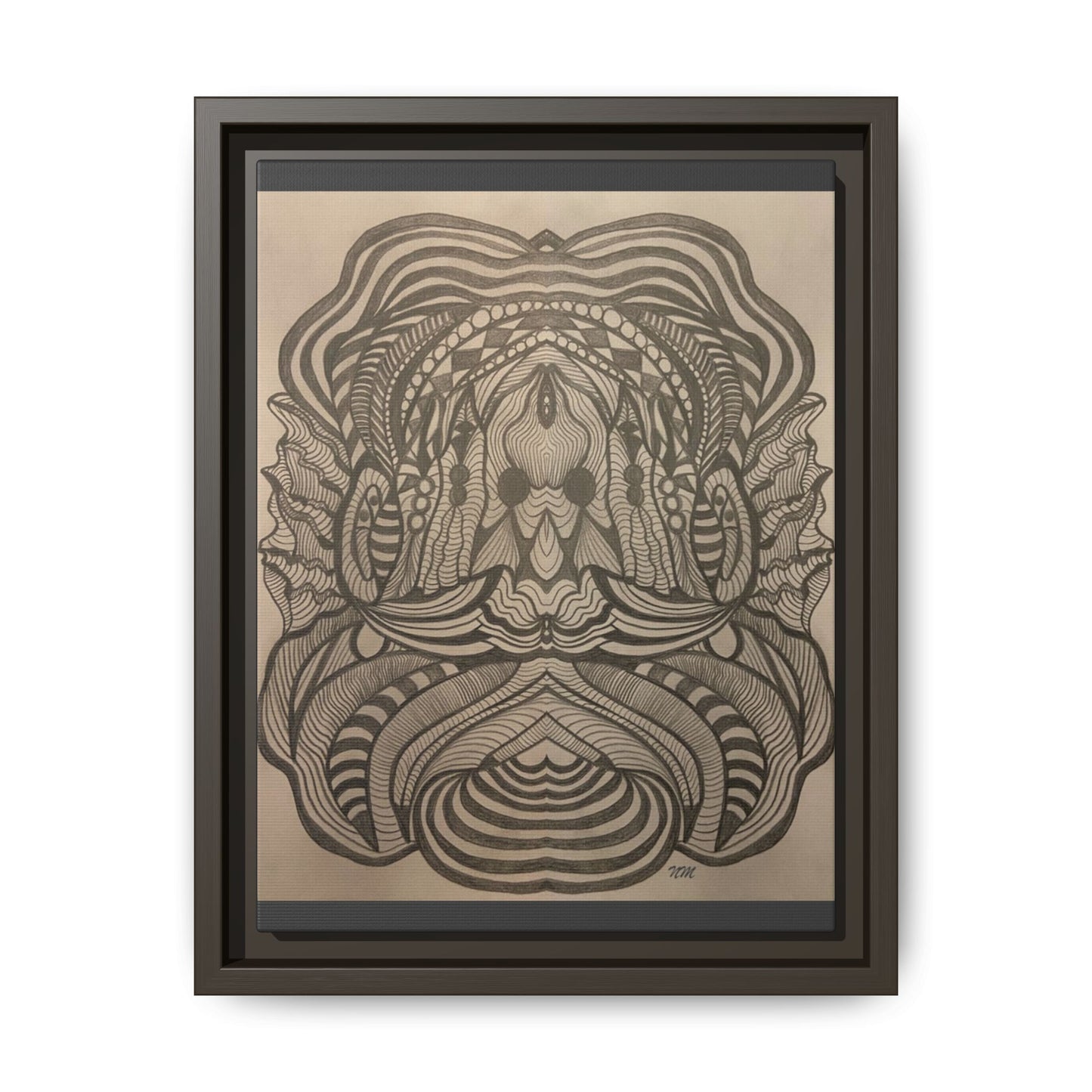 Matte Canvas, Framed (Multi-color)