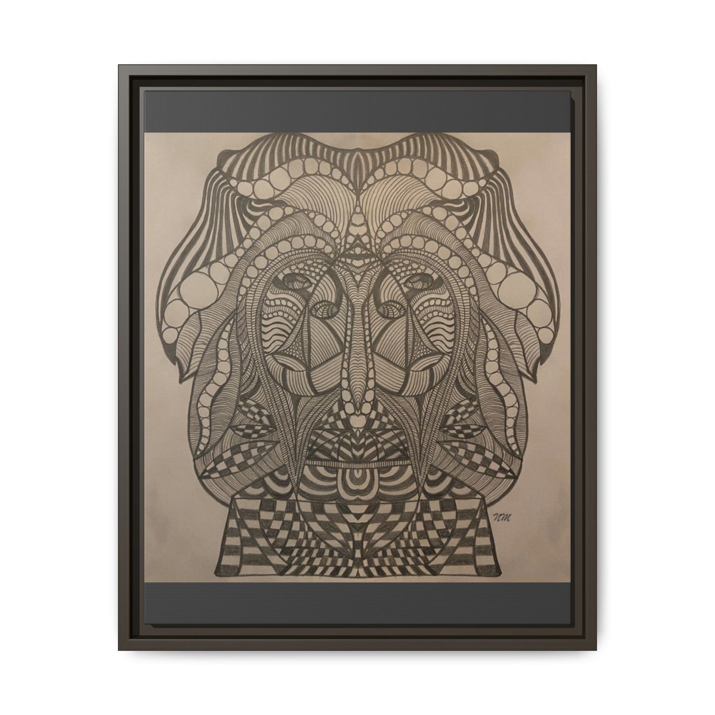 Matte Canvas, Framed (Multi-color)