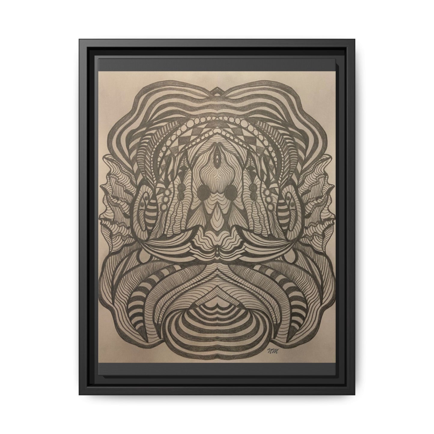 Matte Canvas, Framed (Multi-color)