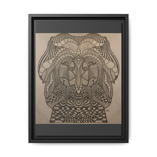 Matte Canvas, Framed (Multi-color)