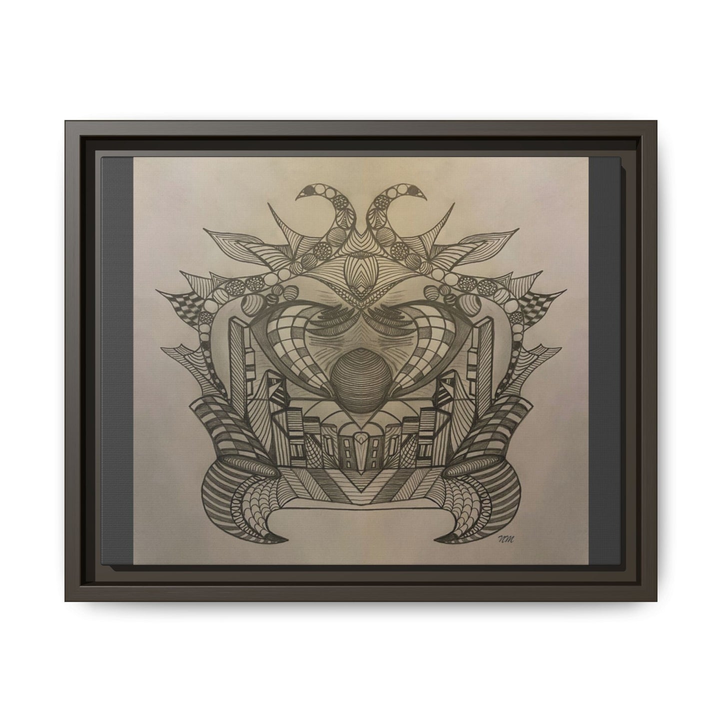 Matte Canvas, Framed (Multi-color)