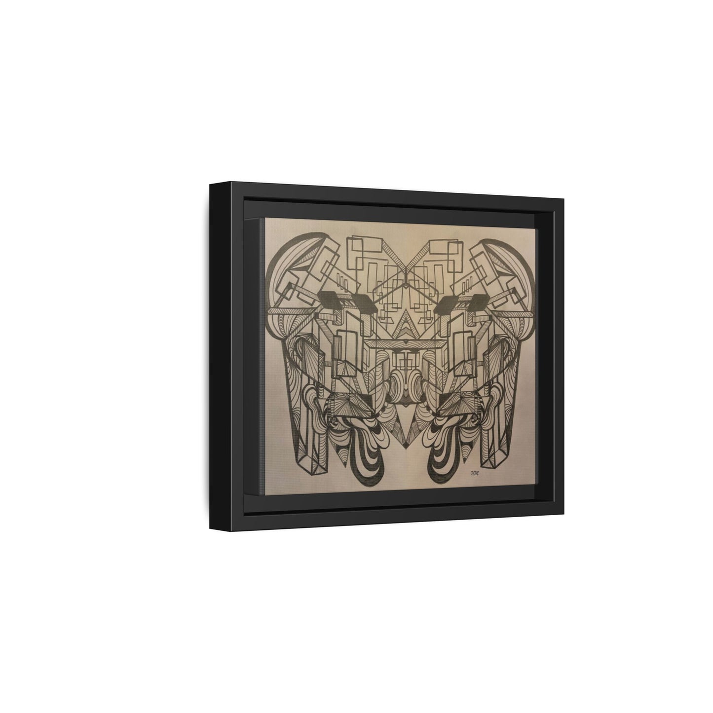 Matte Canvas, Framed (Multi-color)