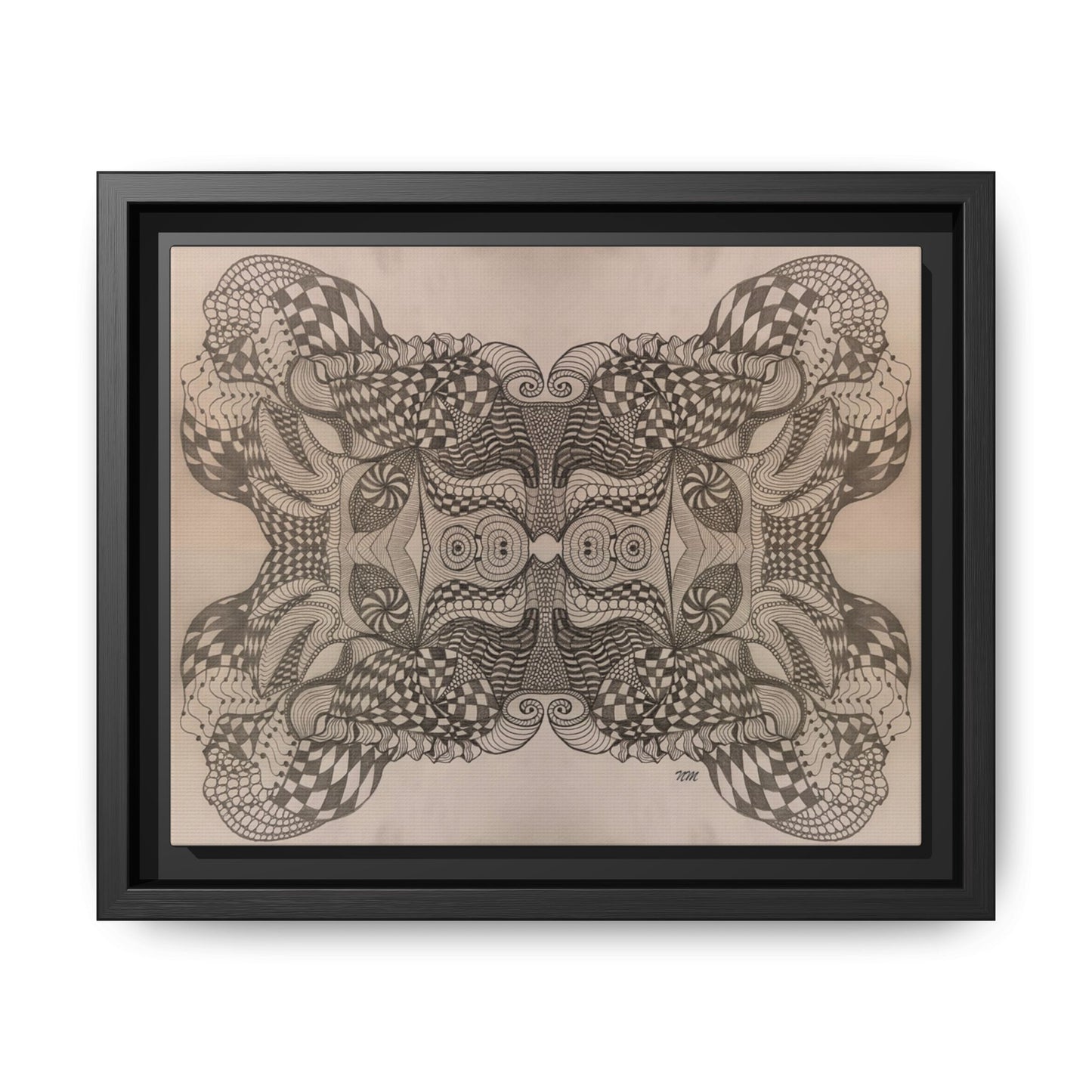 Matte Canvas, Framed (Multi-color)