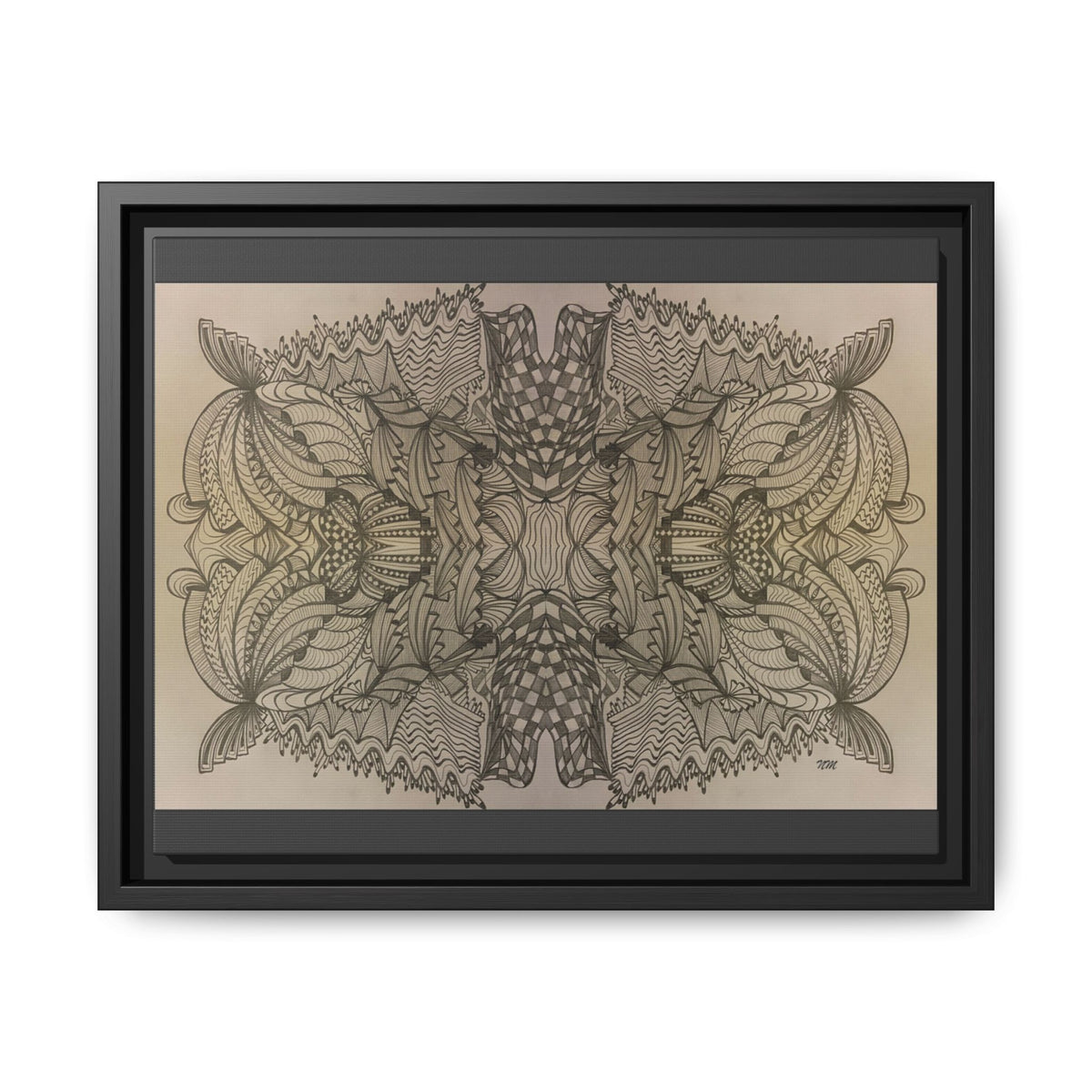 Matte Canvas, Framed (Multi-color)