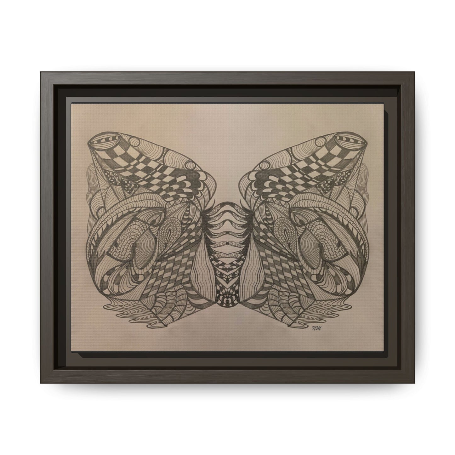 Matte Canvas, Framed (Multi-color)