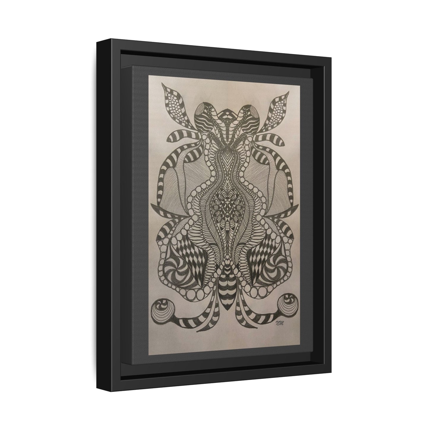 Matte Canvas, Framed (Multi-color)