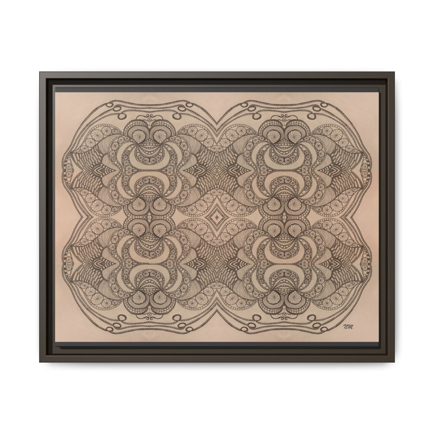Matte Canvas, Framed (Multi-color)
