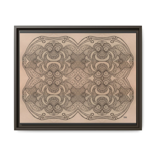 Matte Canvas, Framed (Multi-color)