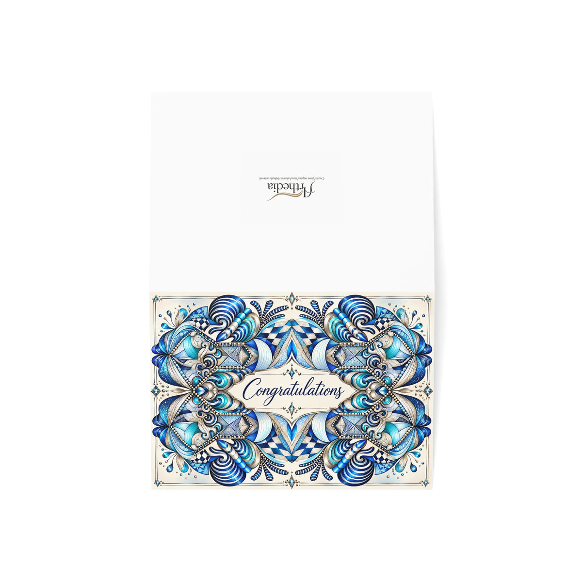 Silver Reflections — Congratulations Greeting Card