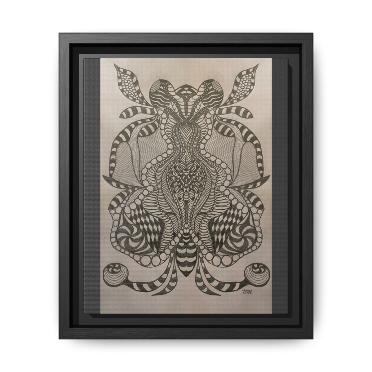 Matte Canvas, Framed (Multi-color)