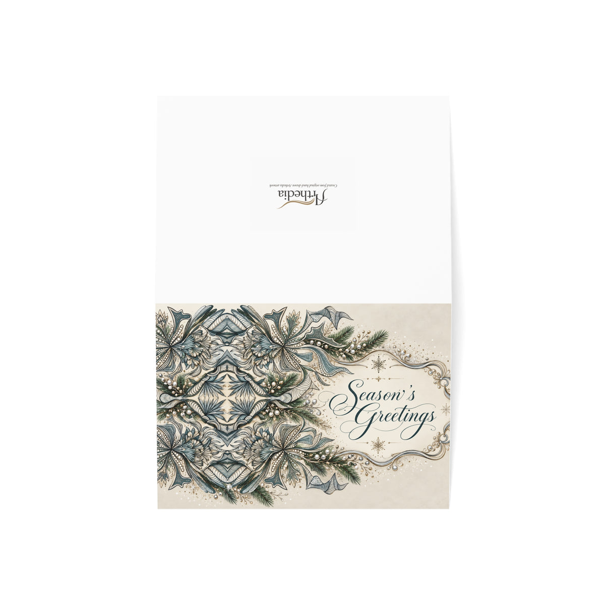 Frosted Grace — Season’s Greetings Card