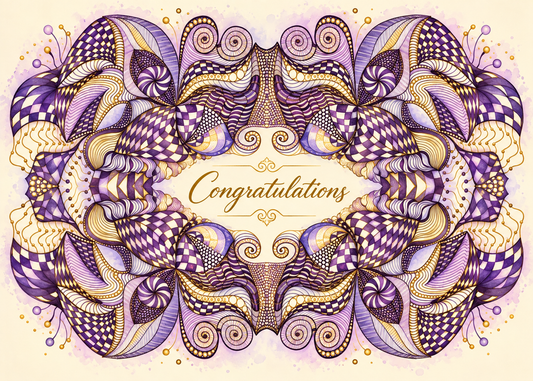 Enchantment — Congratulations Greeting Card