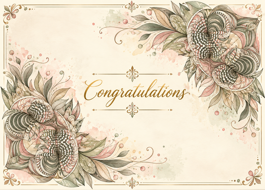 Grace — Congratulations Greeting Card