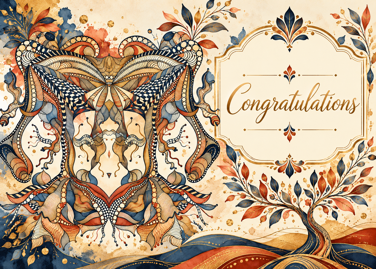 Celebration — Congratulations Greeting Card