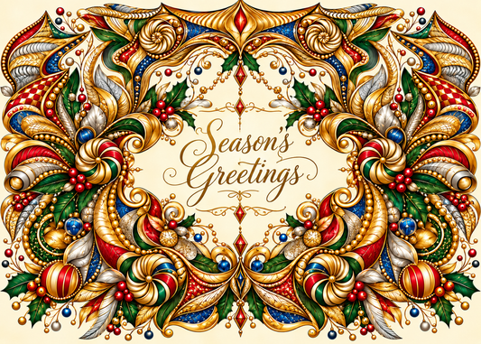 Holiday Splendor — Season’s Greetings Card
