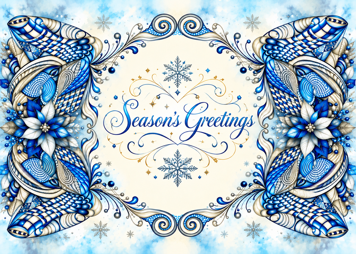 Icicles — Season’s Greetings Card