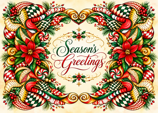 Holiday Joy — Season’s Greetings Card