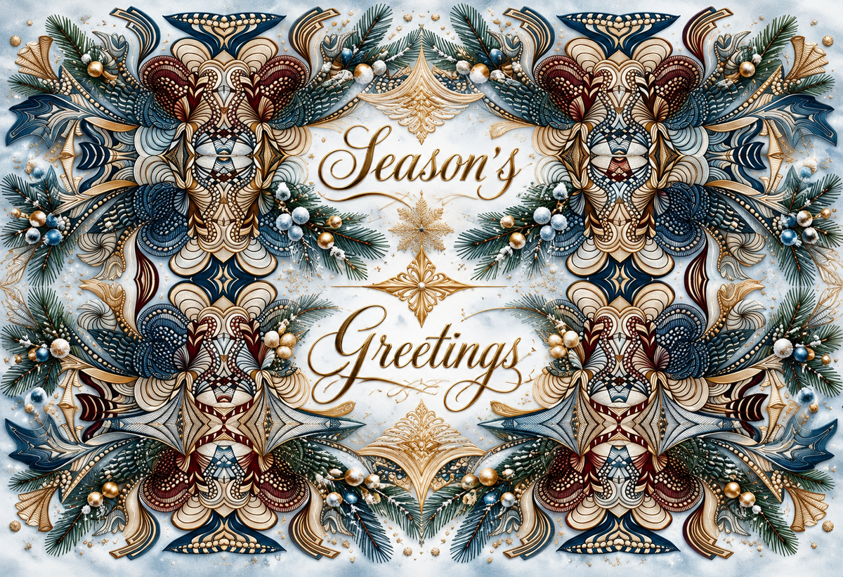 Winter Opulence — Season’s Greetings Card