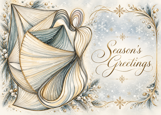 Winter Angel — Season’s Greetings Card