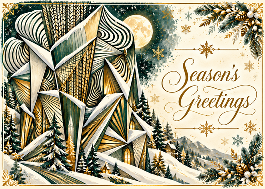 Alpine Night — Season’s Greetings Card