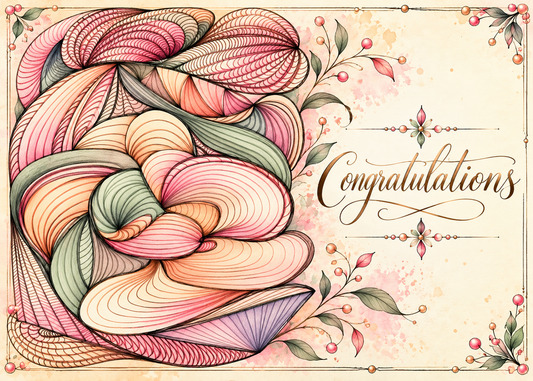 Blossom — Congratulations Greeting Card